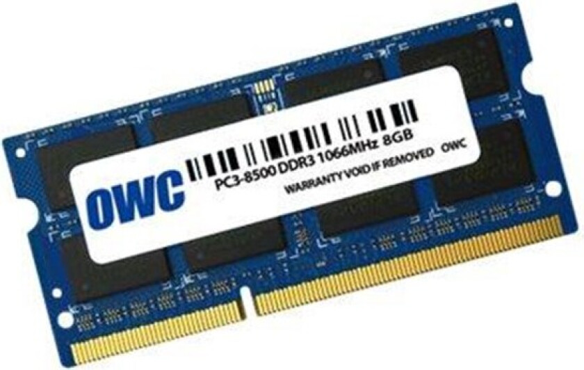 Other World Computing - DDR3 - module - 8 GB - SO-DIMM 204-pin - 1066 MHz / PC3-8500 - unbuffered