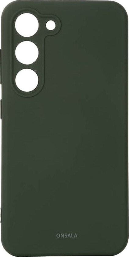 Samsung Galaxy S23 Silikon Deksel - Mørkegrønn