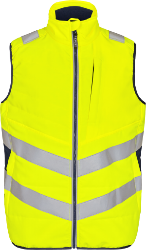 VEST 5159-158 GUL/BLÅ L