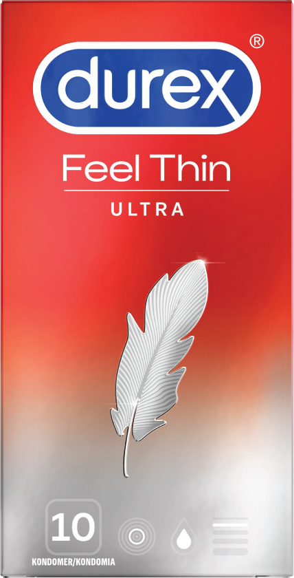 Feel Ultra Thin Kondom, 10 stk