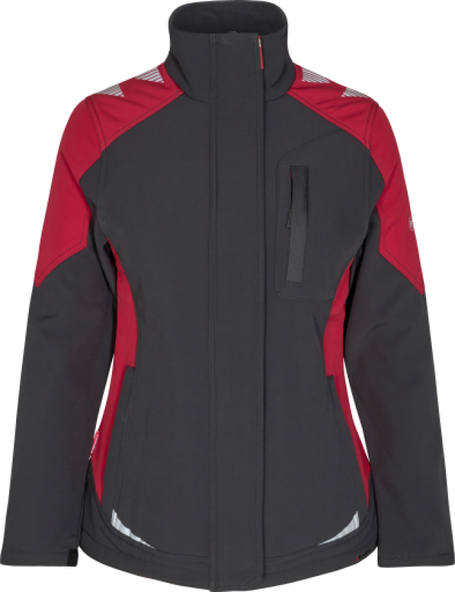 JAKKE 8815-229 GRÅ/RØD XS