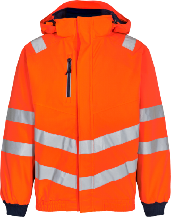 JAKKE 1246-930 OR./BLÅ XS