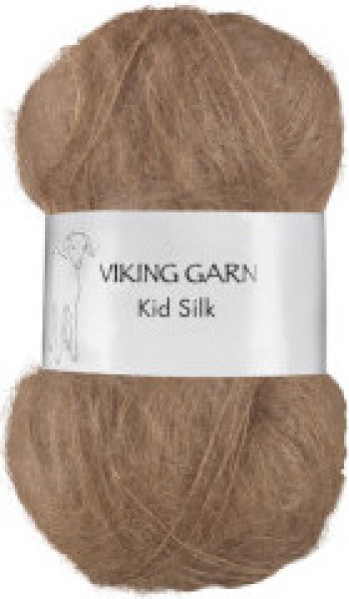 Viking Garn Kid-Silk 309 Lysebrun