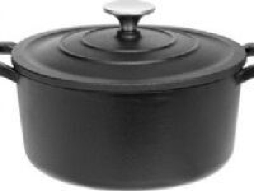 støpejernsgryte 3,3 l, sort