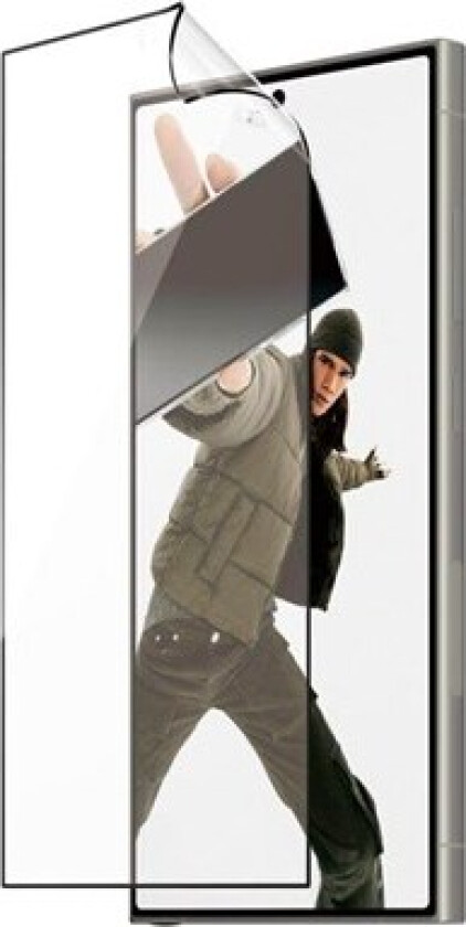 Samsung Galaxy S24 Ultra Matrix AntiBacterial Ultra Wide Fit Skjermbeskyttelse - AlignerKit - Platinum Strength - Gjennomsiktig