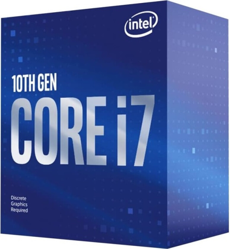 Core i7-10700 Comet Lake Prosessor/CPU - 8 kjerner - 2.9 GHz -  LGA1200 -  Boks (med kjøler)