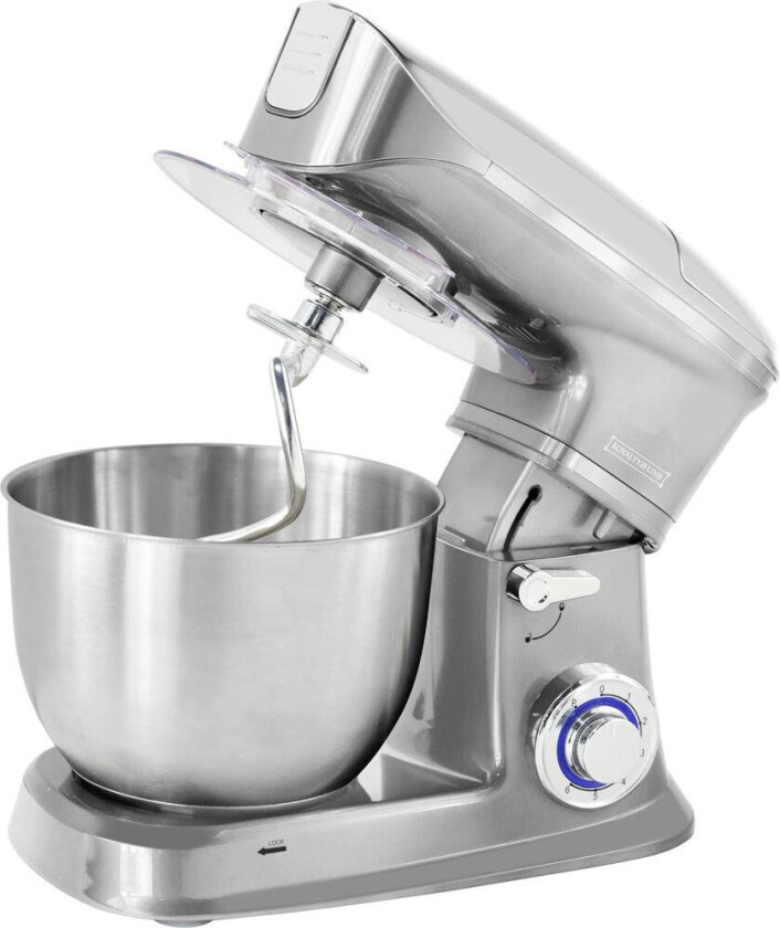 Elegant Kjøkkenmaskin med 6 Hastigheter - Sølv