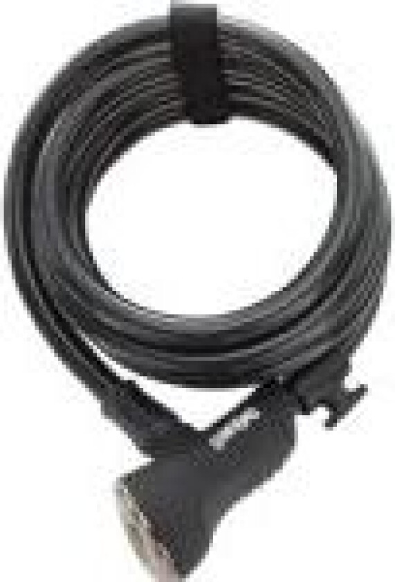 ONGUARD Doberman X-SERIES sykkellås 8028 Kabel - 12mm 185cm - 5 x nøkler med kode