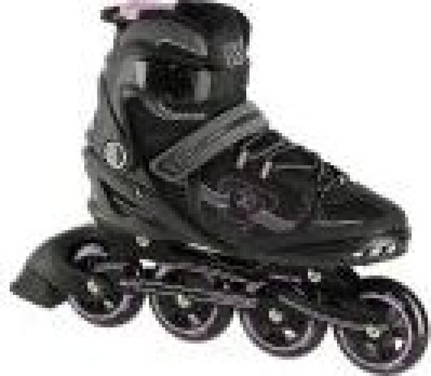 NA9157 rulleskøyter SVART OG LILLA STØRRELSE. 41 NILS EXTREME INLINE SKØYTER