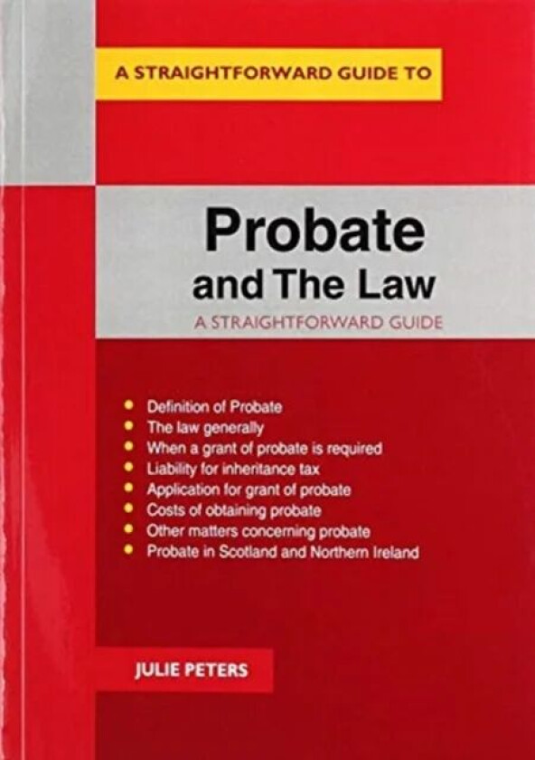 Probate And The Law av Julie Peters