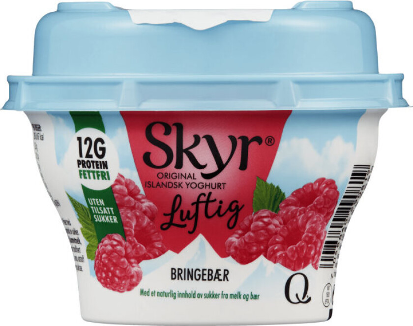 Skyr Luftig Bringebær 130g