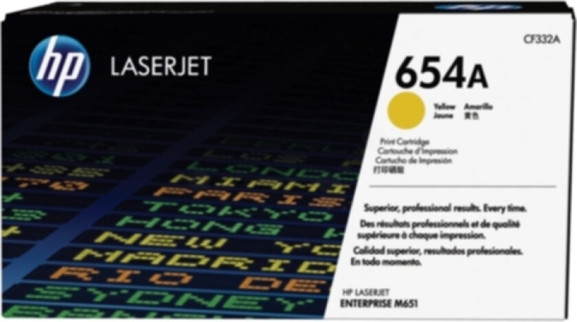 Hp Toner Gul 654a 15k - Cf332a