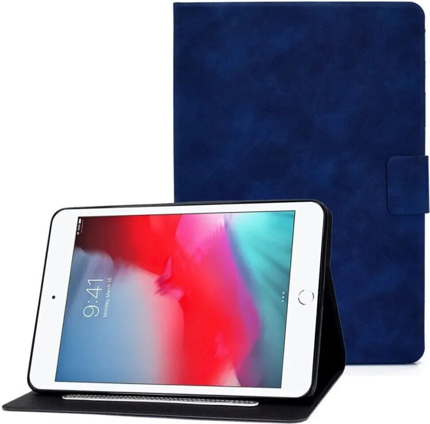 iPad Mini 4 / iPad Mini (2019) Flip Deksel med Lommebok - Blå