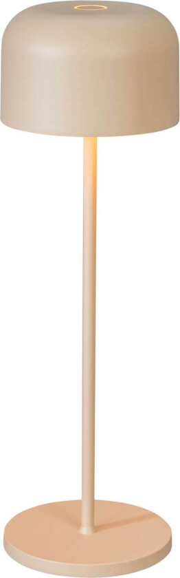 Lille Bordlampe LED USB Sandfarget 2200K/2700K dimbar