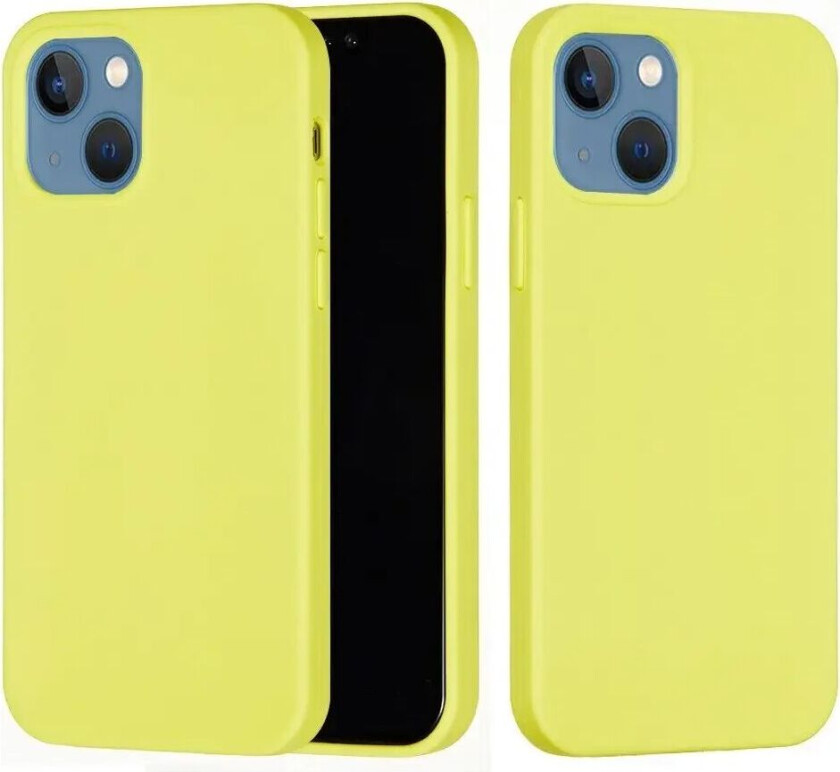 iPhone 13 Mini Silikon Deksel - Gul