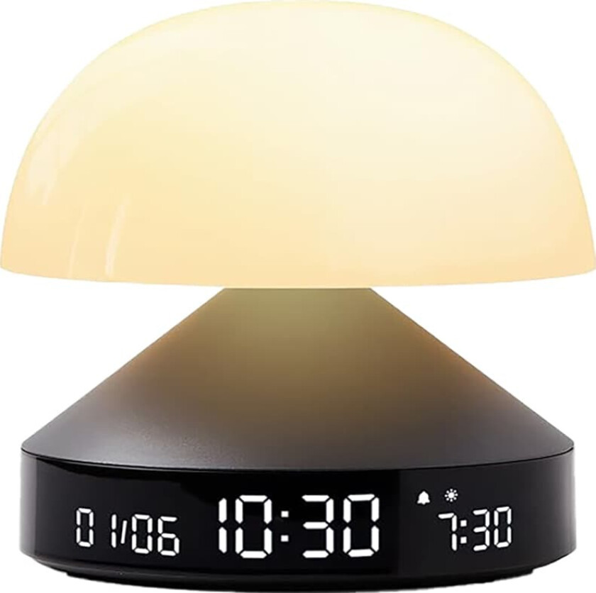 Mina Sunrise vekkerklokke LR153MX (gun metal)