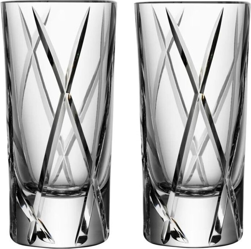 City shotglass 2-stk.