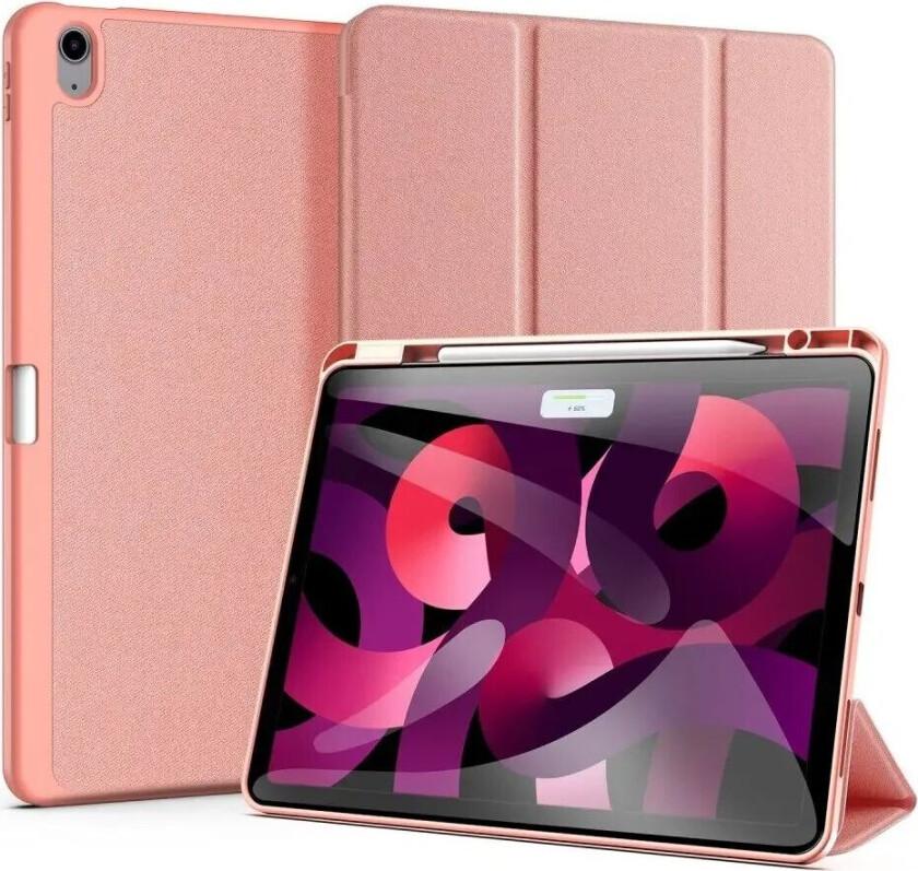 iPad Air 13" (2024) DUX DUCIS DOMO Series Flip Deksel med Penneholder - Pink