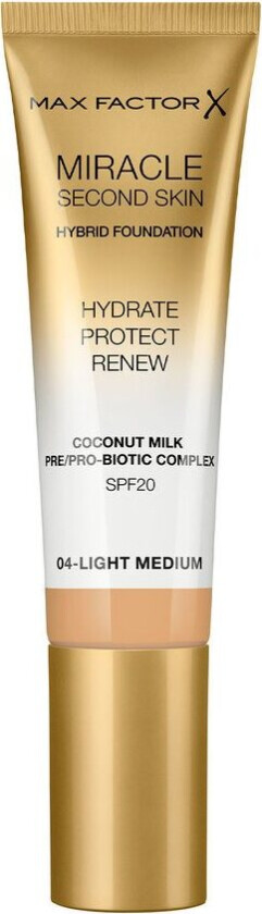 Miracle Second Skin Foundation 04 Light Medium