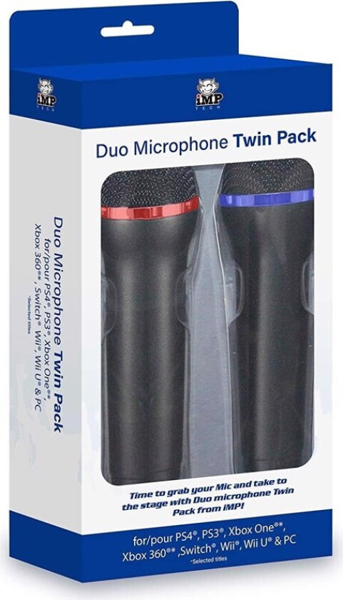 Duo Microphone Twin Pack - Microphone - Sony PlayStation 4