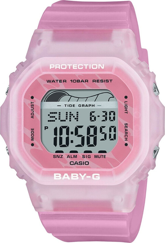 Baby-G BLX-565S-4ER - Digital - Rosa - Dameklokker - Resin - Mineral