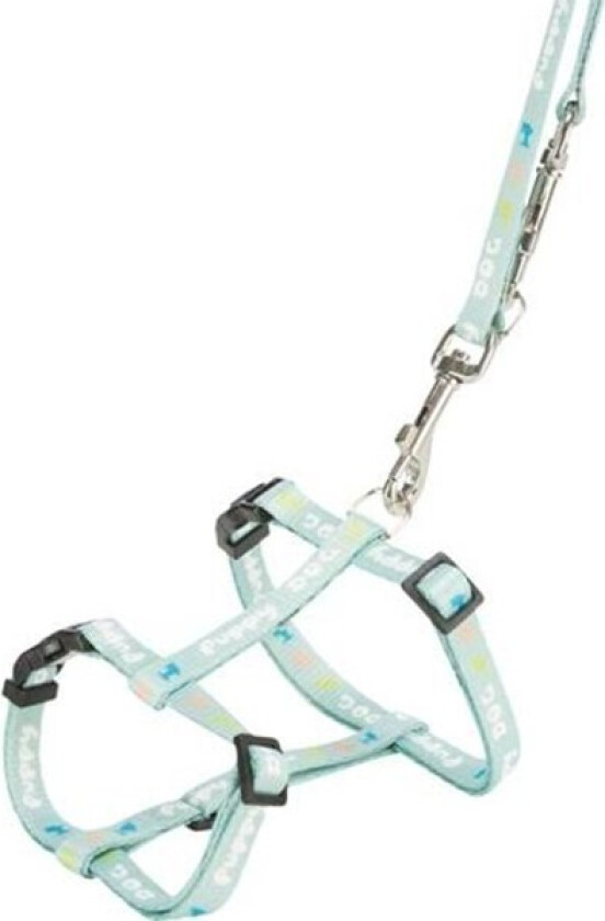 Bilde av Junior Puppy H-Harness with Lead M-L: 27-45cm/10mm 2m. mint