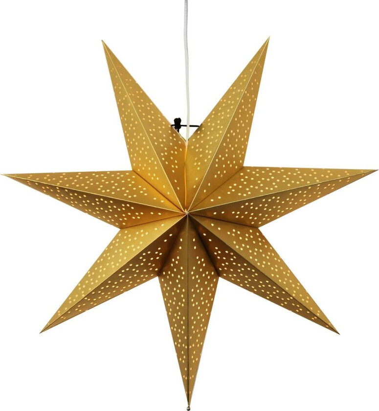 Dot adventsstjerne 54 cm Gull