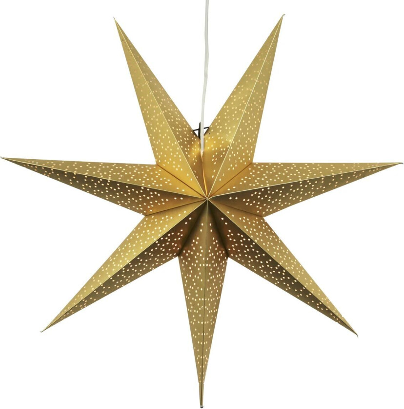 Dot adventsstjerne 70 cm Gull
