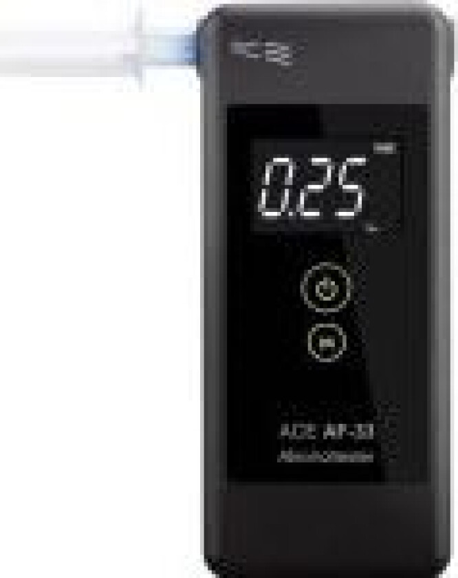 ACE AF-33 Alkoholtester Mørkegrå 0.00 til 5.00 ‰ inkl. display