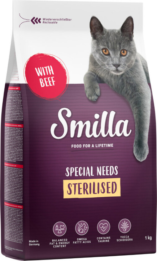 Adult Sterilised med okse - 1 kg