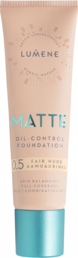 Matte Oil-Control Foundation 0,5 Fair Nude