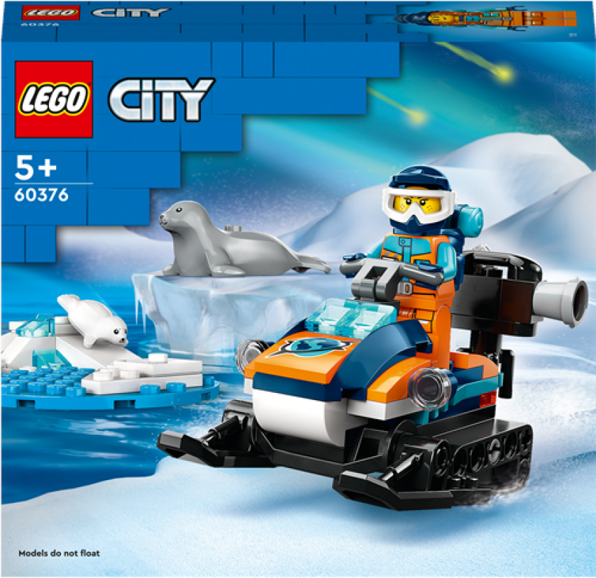 City - Polarutforsker med snøskuter 60376