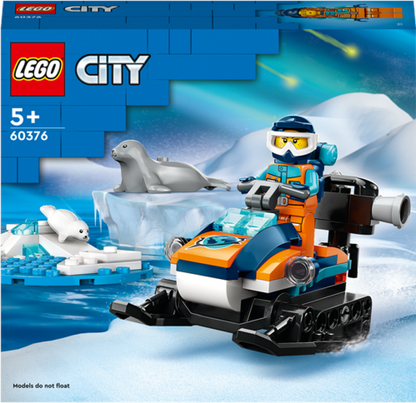 Lego City - Polarutforsker Med Snøskuter 60376