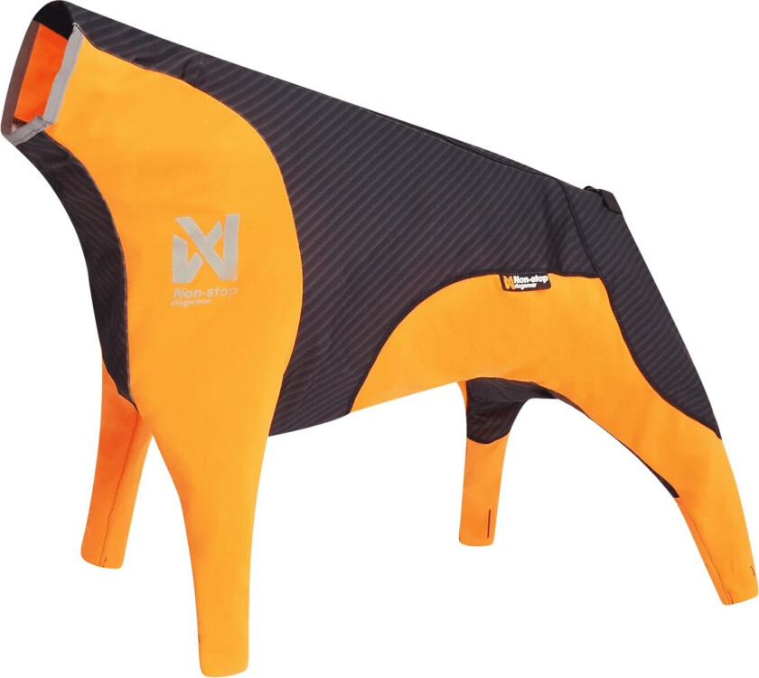 Non-Stop Dogwear Protector Snow Hundeoverall Tispe Svart & Oransje (S)
