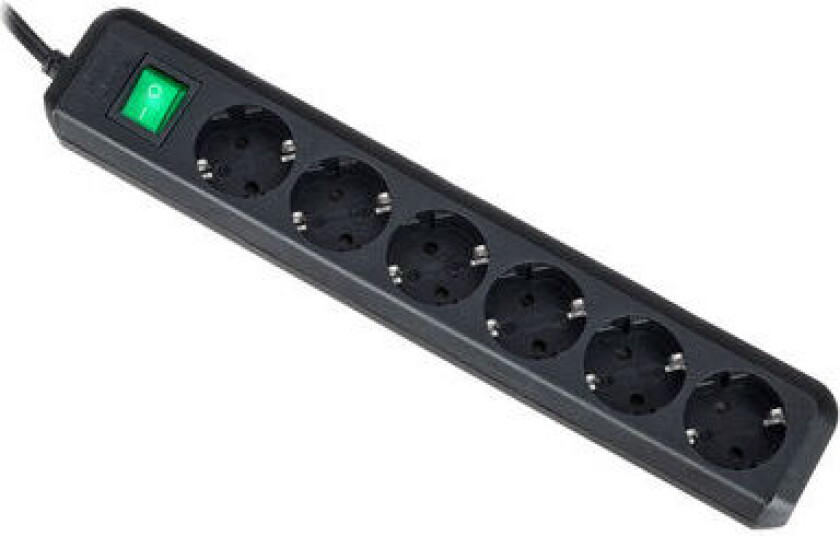 Eco-L 6 Way Split Sw 3m BK