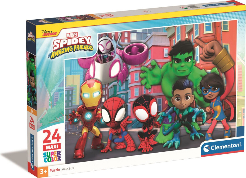 - Puzzle Maxi - Spidey and his amazing friends (24 pcs) (24249)