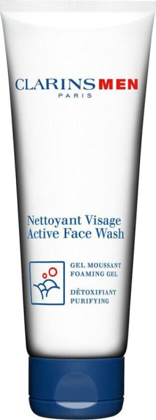 Men Active Face Wash Foaming Gel 125 Ml