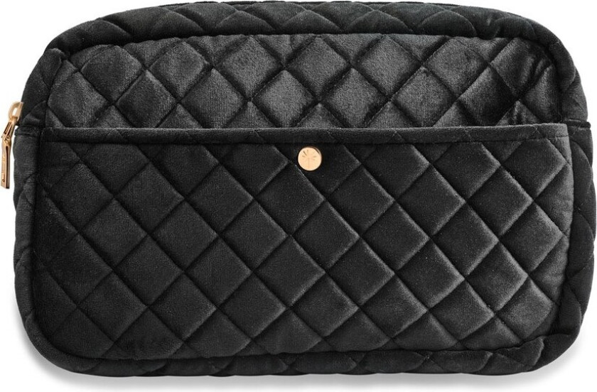 Velvet Beauty Bag Large Black