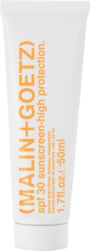 Malin+Goetz SPF30 Sunscreen High Protection (50ml)