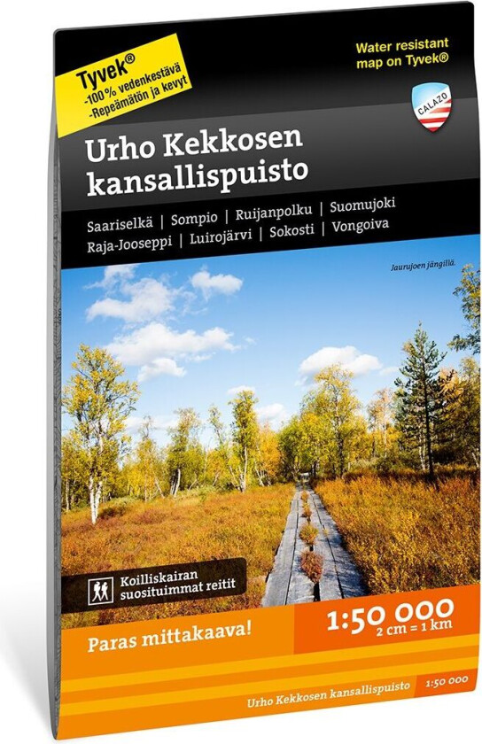 Urho Kekkosen kansallispuisto 1:50.000 NoColour OneSize, NoColour