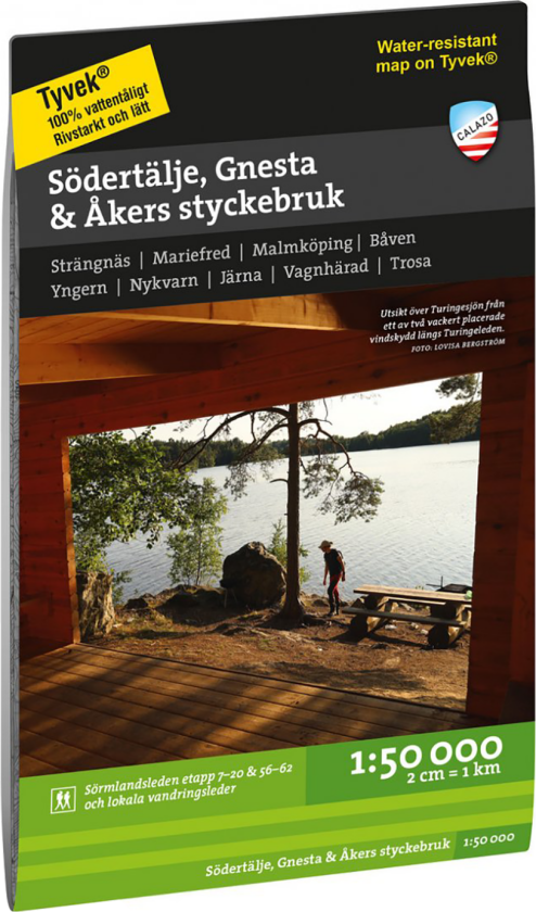 Södertälje Gnesta Åkers styckebruk 1:50 000 NoColour OneSize, NoColour