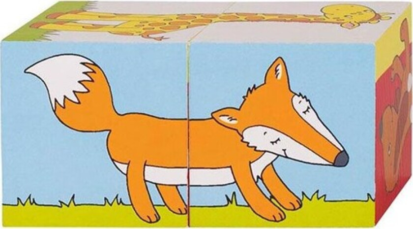 Wooden Block Puzzle Animals 2 pcs. Blokk