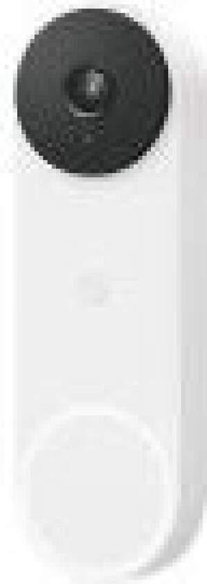 Nest 2nd gen - Smart dørklokke - med kamera - wired - trådløs - 802.11a/b/g/n/ac, Bluetooth LE - 2.4 Ghz, 5 GHz - snø