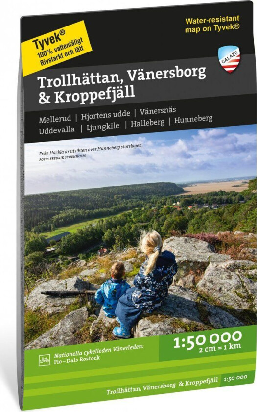 Trollhättan Vänersborg Kroppefjäll 1:50.000 Nocolour OneSize, Nocolour