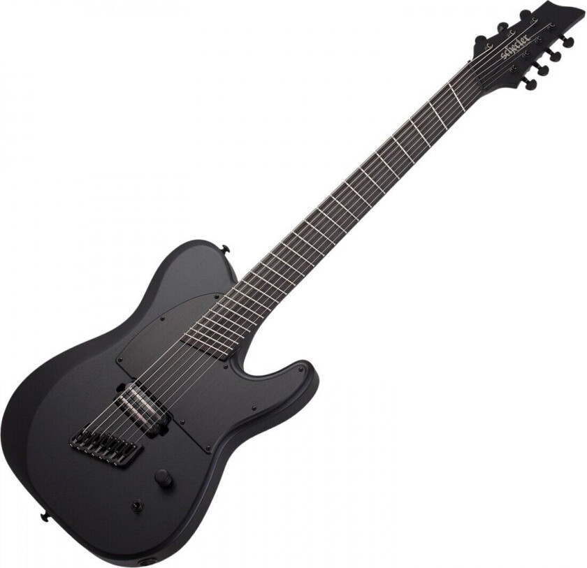 Schecter PT-7 MS Black Ops Satin Black Open Pore