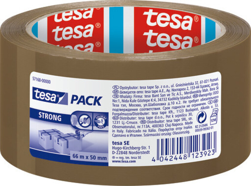 pack Strong Packaging Tape 66m x 50mm Brown