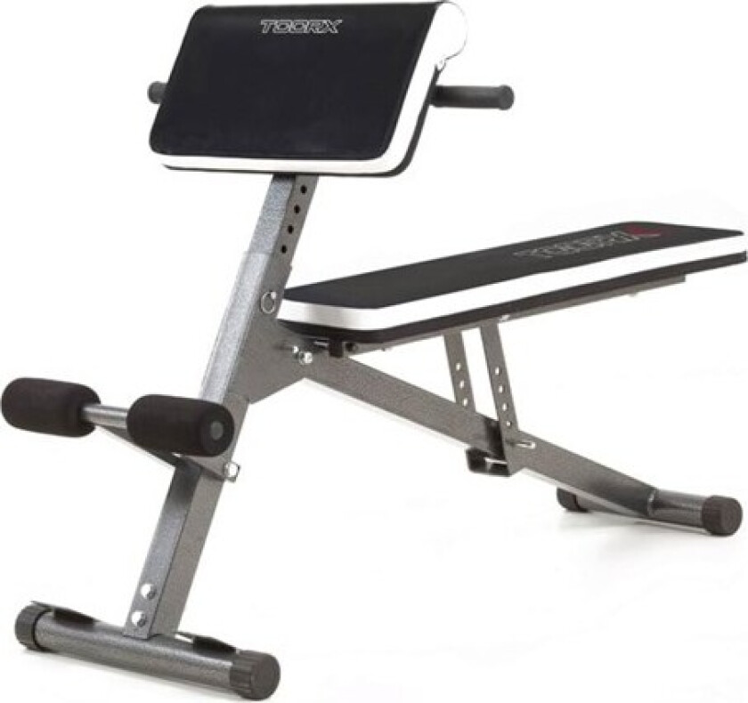 Bilde av Toorx WBX-40, Justerbar treningsbenk, Gym, Hjem, Stål, Sort, 715 mm, 1390 mm