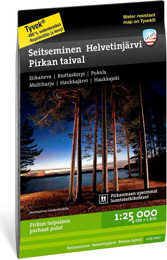 Seitseminen Helvetinjärvi Pirkan taival 1:25.000 NoColour OneSize, NoColour