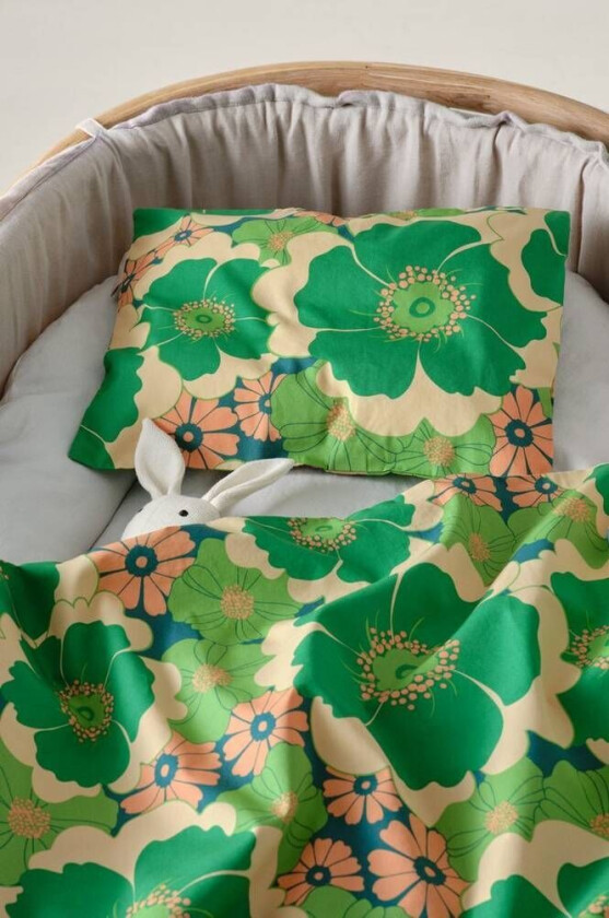 BABY sengesett tralle/vugge økologisk Grønn