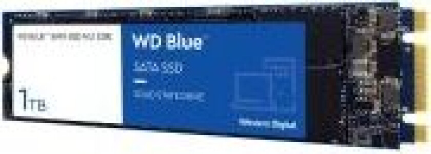 WD Blue 3D NAND SATA SSD WDS100T2B0B - SSD - 1 TB - intern - M.2 2280 - SATA 6Gb/s